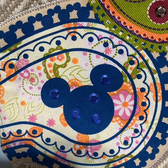 NWT Disney Parks original Minnie hipster beaded coin purse makeup bag - Picture 6 of 16